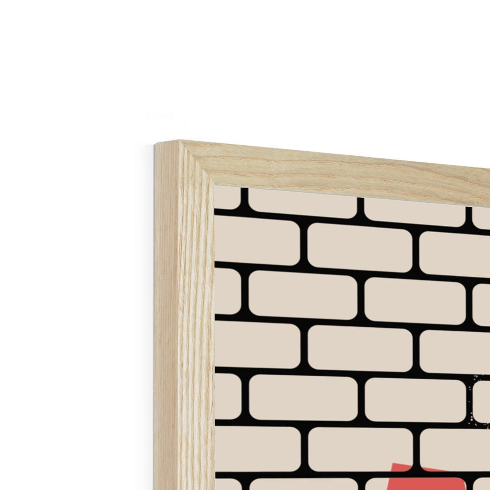 Another Brick In The Wall Framed Print