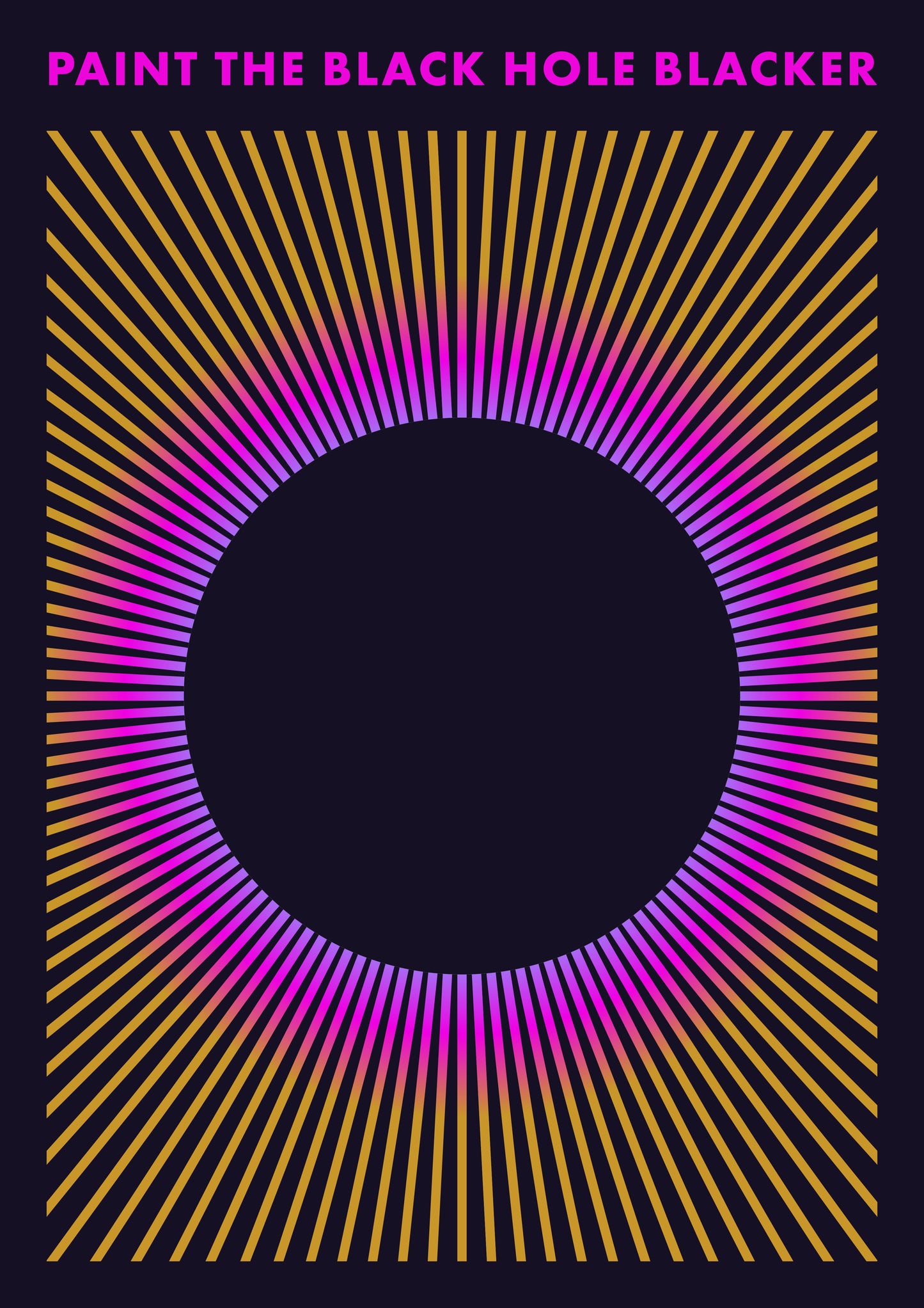 Paint the Black Hole Blacker