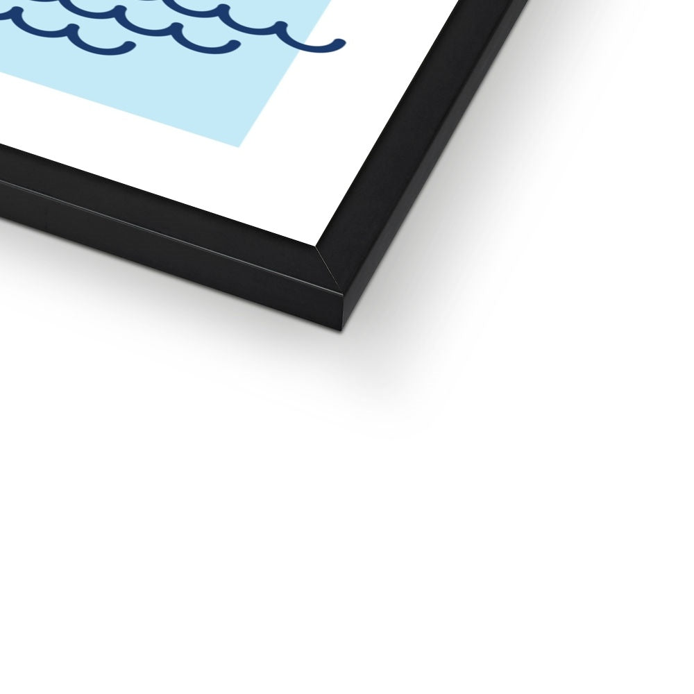 Vibing and Imbibing Framed Print