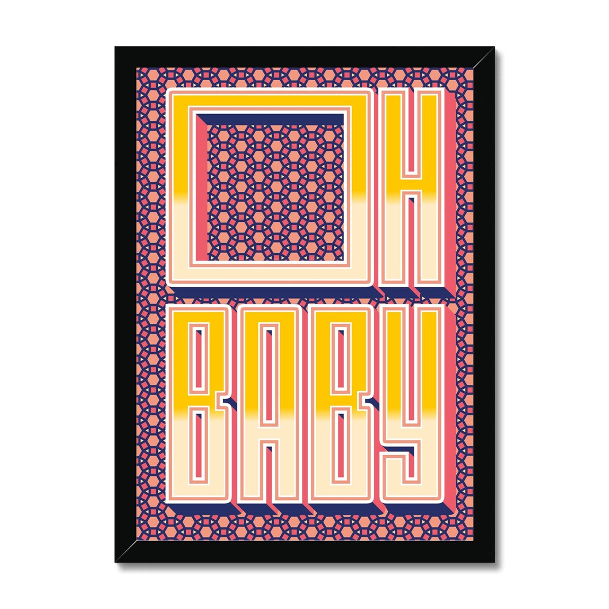 Oh Baby Framed Print