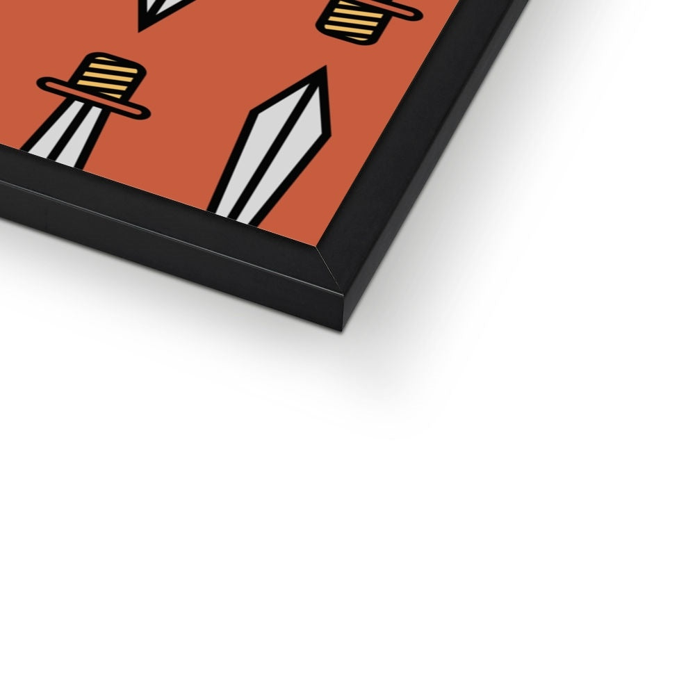 The End Framed Print