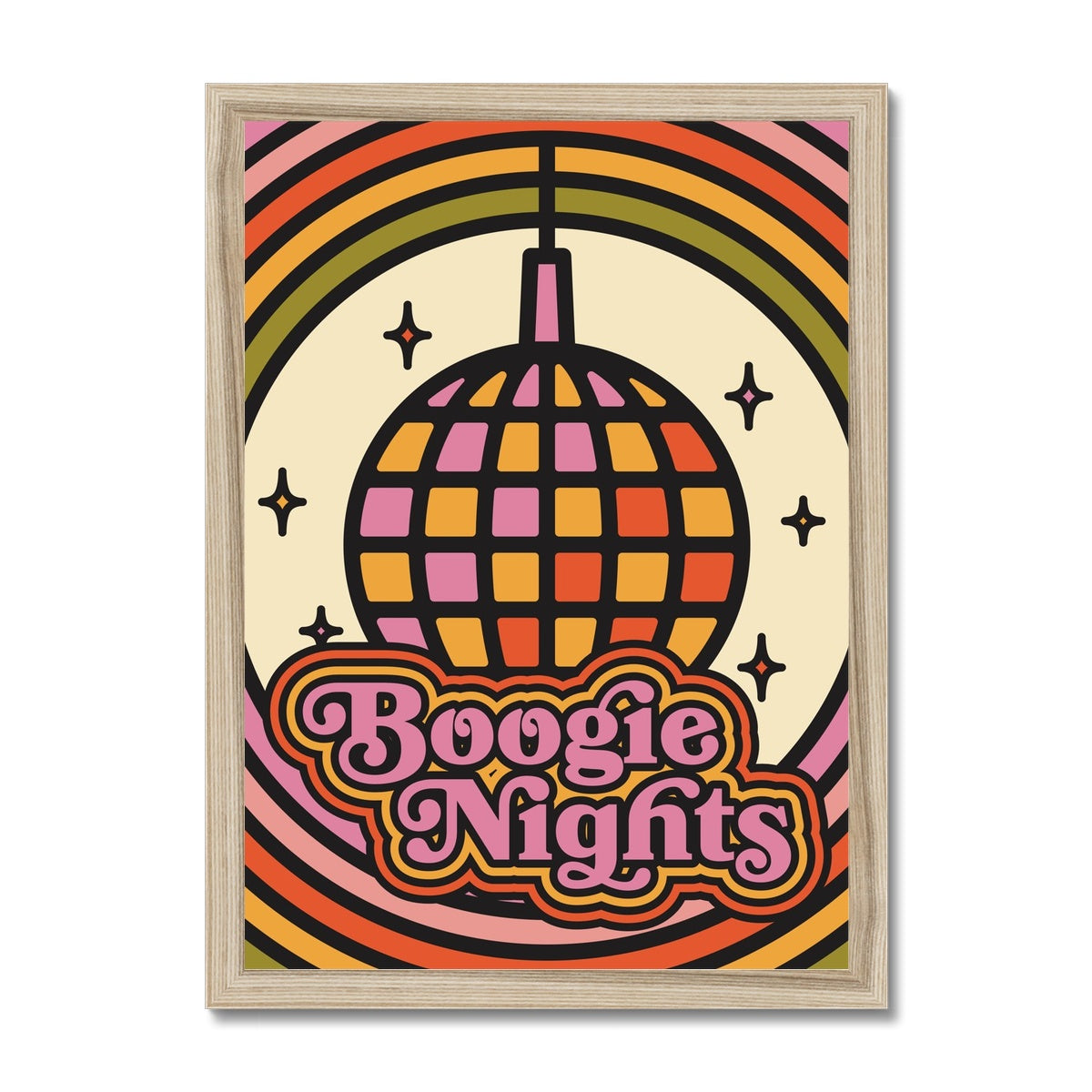 Boogie Nights Framed Print