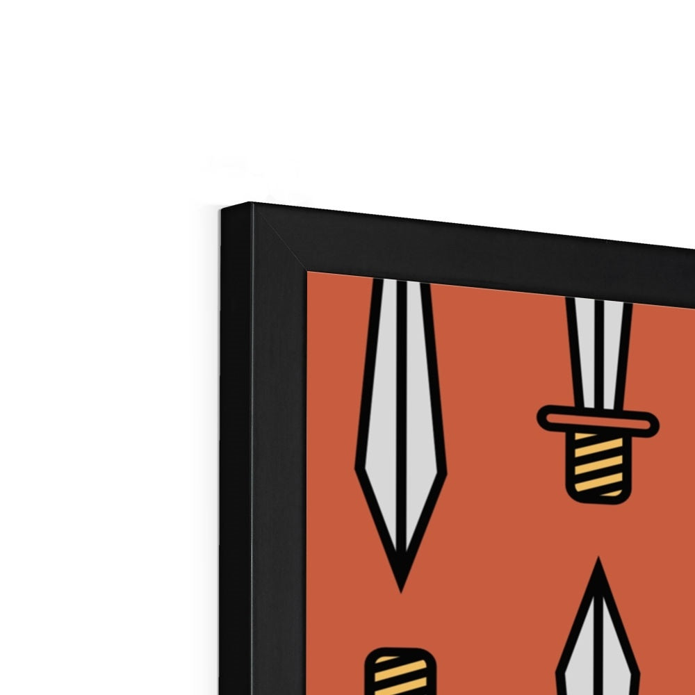 The End Framed Print