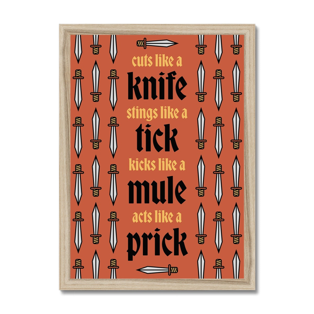 The End Framed Print