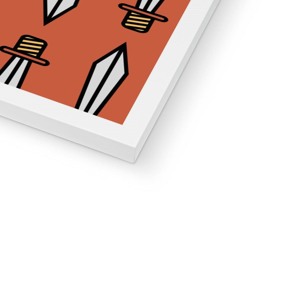 The End Framed Print