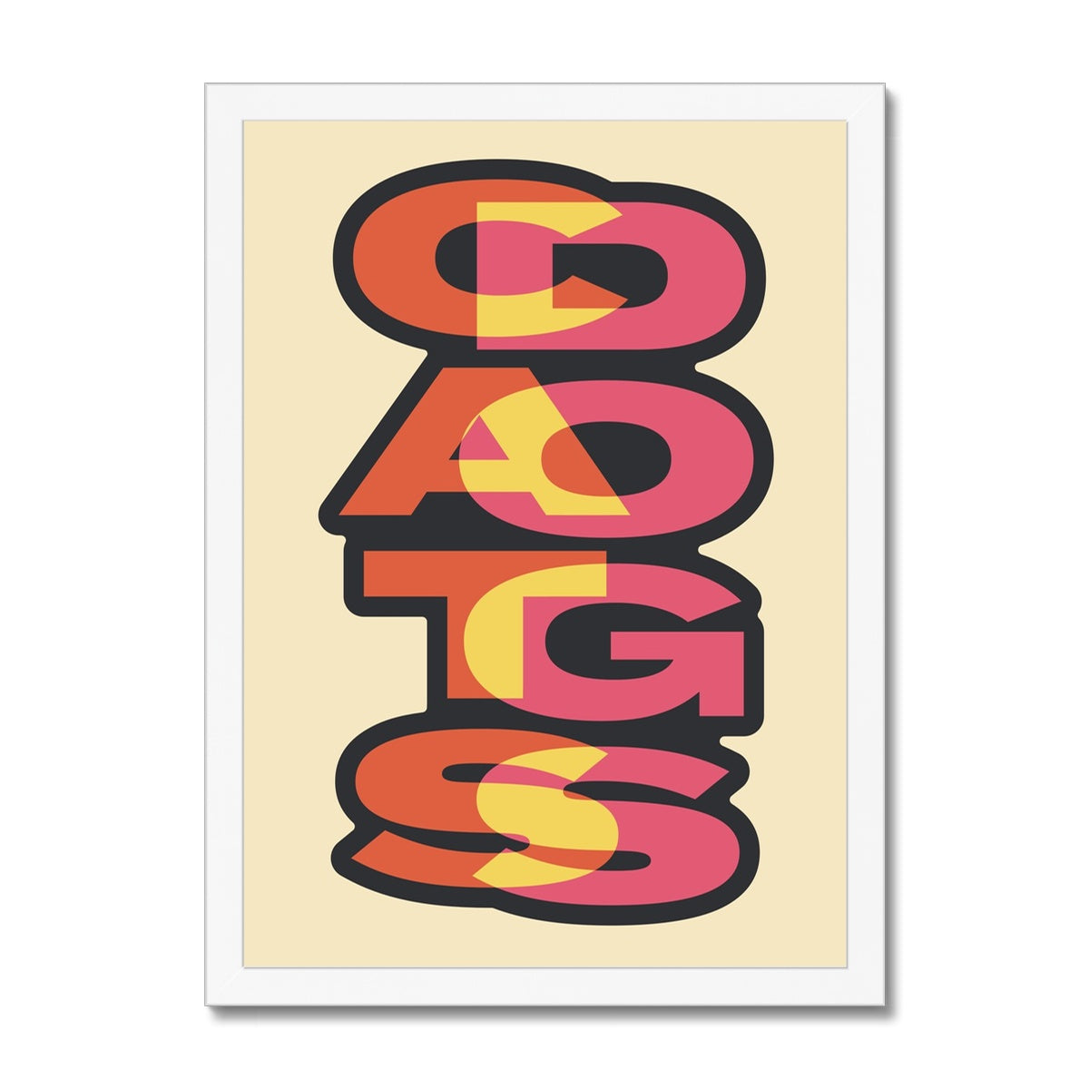 Cats Dogs Framed Print