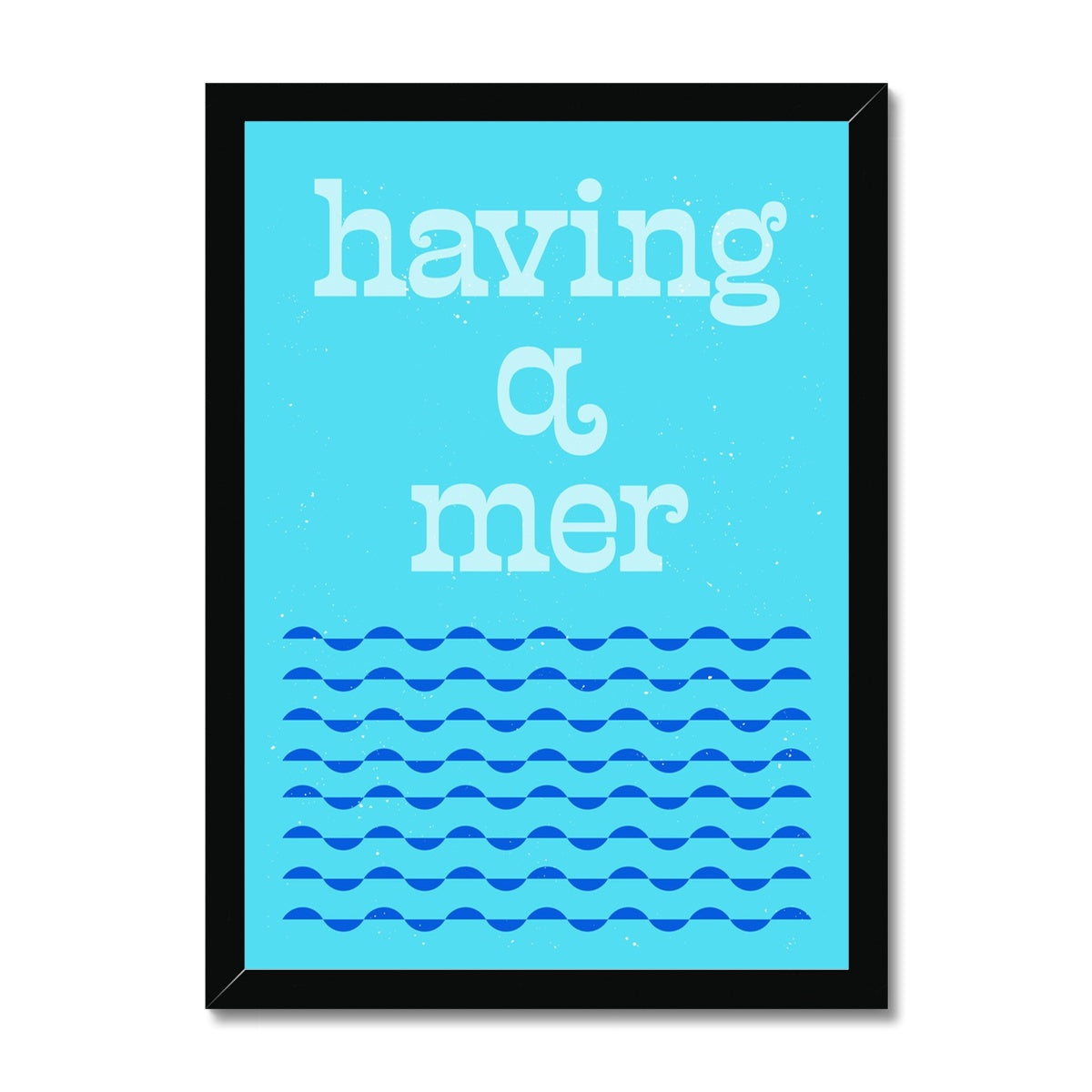 Having a Mer Framed Print