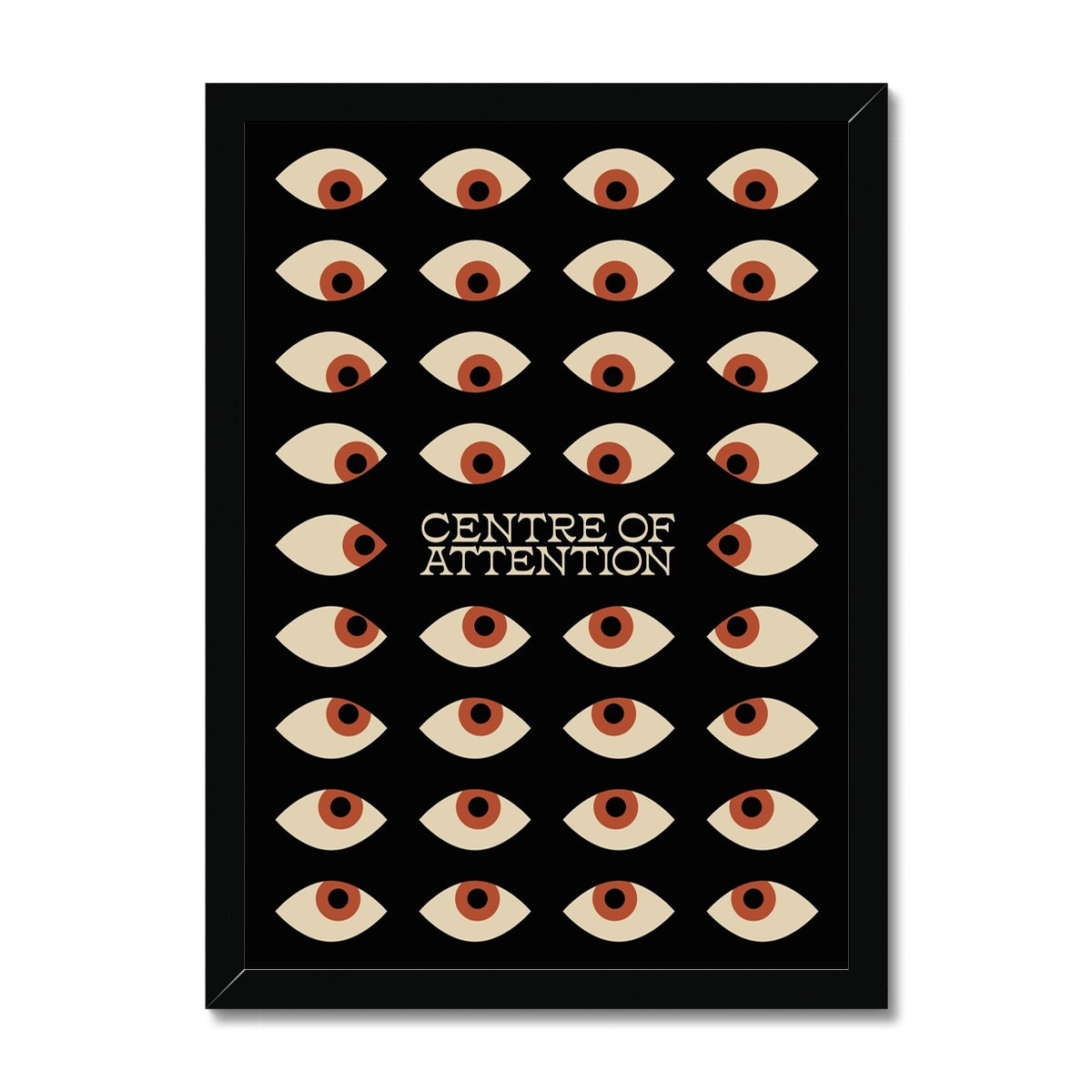 Centre of Attention Framed Print