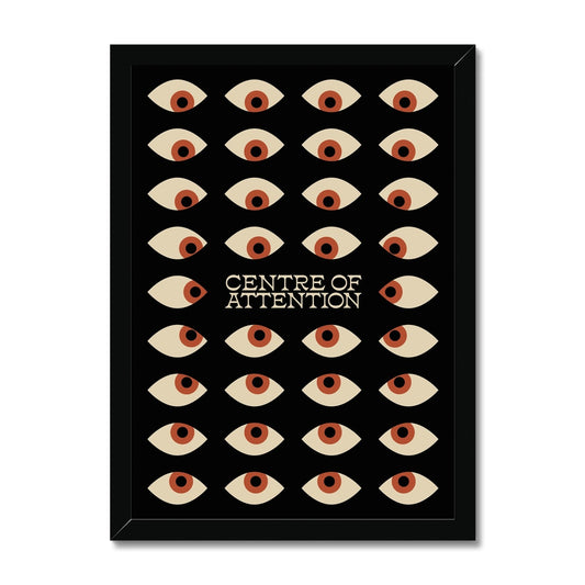 Centre of Attention Framed Print