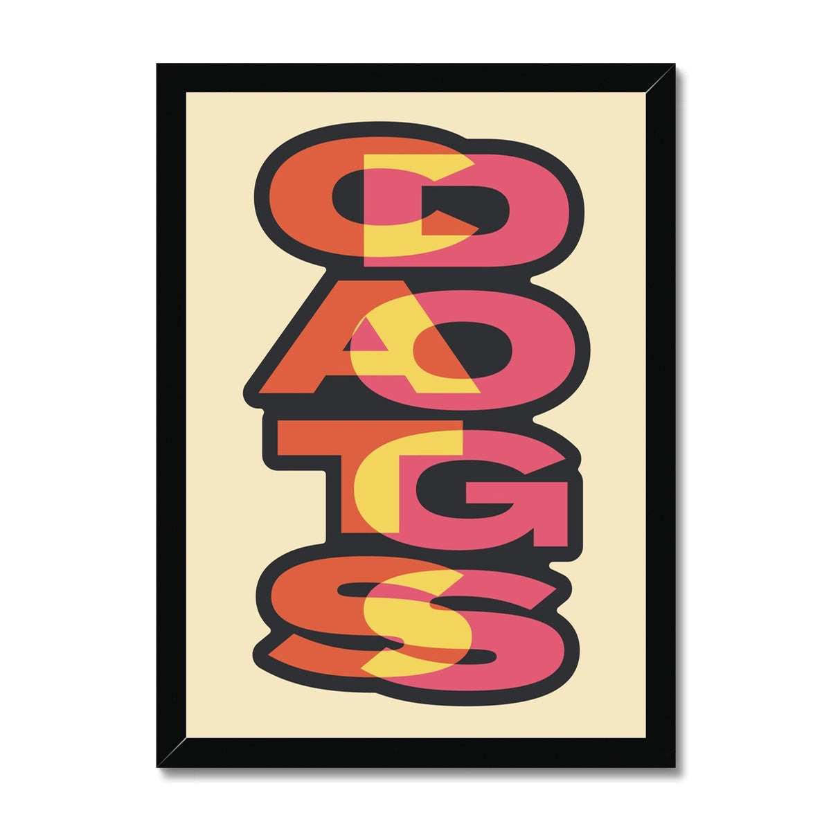 Cats Dogs Framed Print