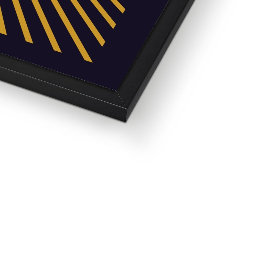 Paint the Black Hole Blacker Framed Print