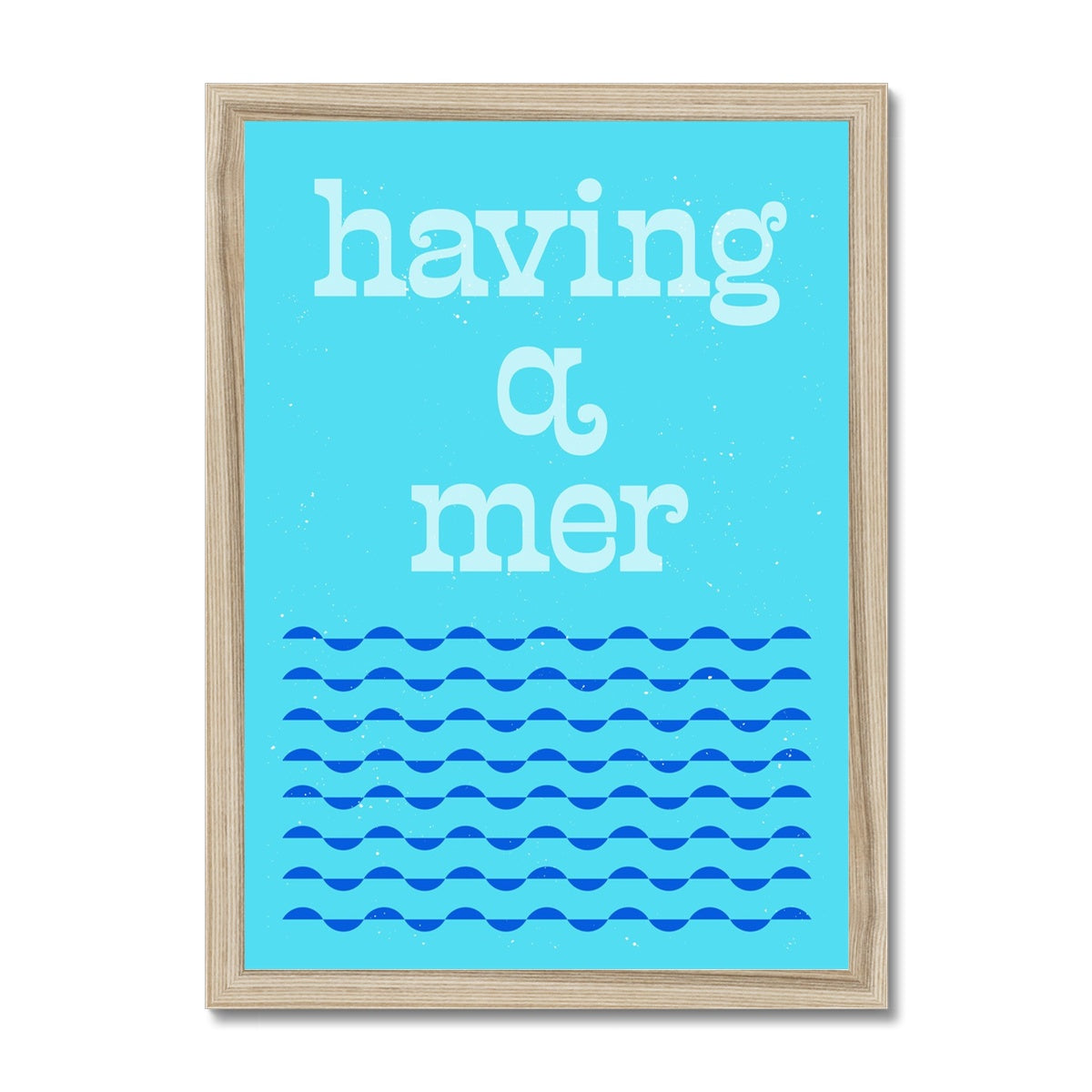 Having a Mer Framed Print