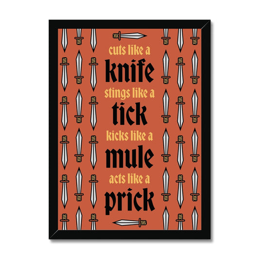 The End Framed Print