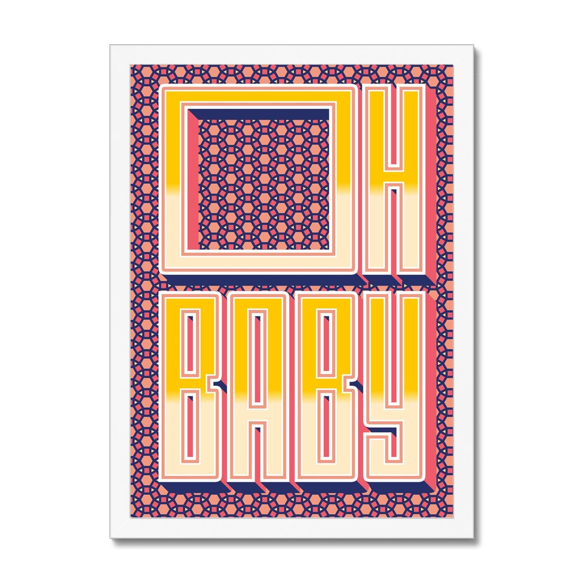 Oh Baby Framed Print