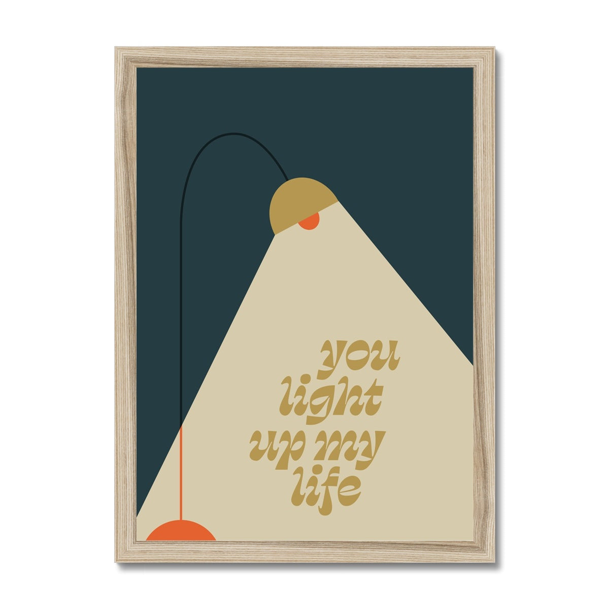 You Light Up My Life Framed Print