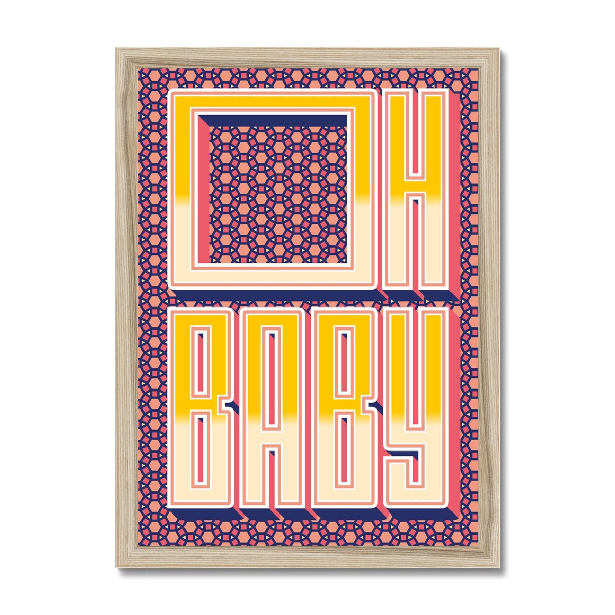 Oh Baby Framed Print